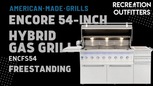 American Made Grills - Encore 54" Hybrid Gas Grill - ENCFS54 | Freestanding - Available at Recreation Outfitters