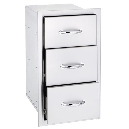 TruFlame - 17" Triple Drawer | TF-DR3-17