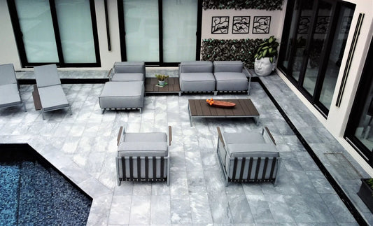 OUTSY - Sunrise Collection, 8-piece Outdoor Set, Extra Deep Seating - 0ASUN-8SET