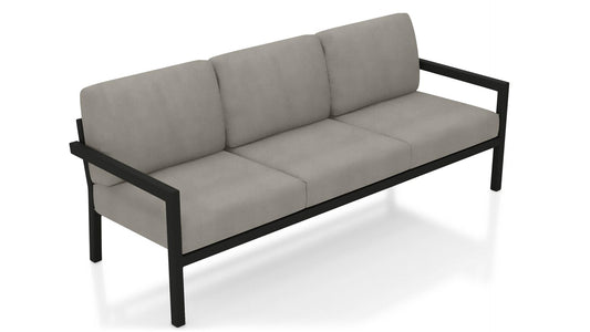 Harmonia Living - Pacifica Sofa - Black - Spectrum Peacock | HL-PAC-BK-S-PC