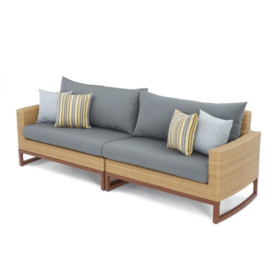 RST Brands - Mili™ 6 Piece Sunbrella® Outdoor Sectional & Table | OP-PESS6-MIL