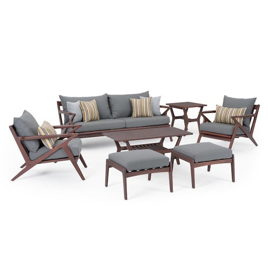 RST Brands - Vaughn™ 7 Piece Sunbrella® Outdoor Sofa & Club Chair Set | OP-AWSS7-VGHN
