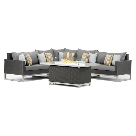 RST Brands - Milo™ Espresso 6 Piece Fire Sectional | OP-PESS6MFT-MILO-E