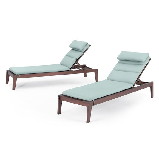 RST Brands - Vaughn™ Set of 2 Sunbrella® Outdoor Chaise Lounges | OP-AWLS2-VGHN