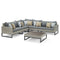 RST Brands - Milo™ Gray 6 Piece Sectional | OP-PESS6-MILO-G