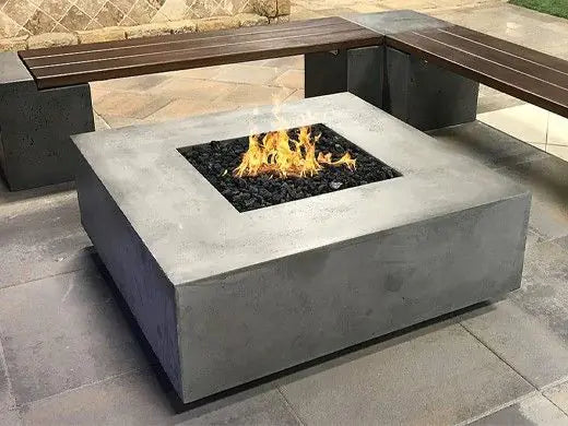 Prism Hardscapes - 42" Tavola 42 65,000 BTU NG/LP Square Fire Pit Table