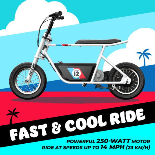 Razor | Rambler 12 - White With Up to 14 mph Max Speed | 15128710