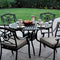 Darlee - Ten Star 5-Piece Patio Dining Set with Cushions and 48'' Round Dining Table - DL503-5PC-30C