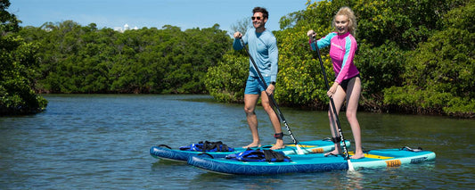 Sea Eagle - LB11 One Person 11' White/Blue LongBoard 11 Electric Pump Package Stand Up Paddleboard ( LB11K_EP )