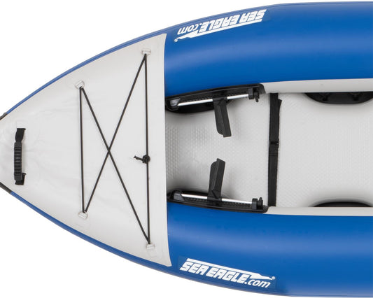 Sea Eagle - 300X Pro Carbon 1 Person 9'10" White/Blue Inflatable Explorer Kayak ( 300XK_PC )