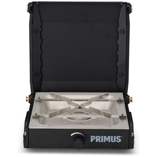 Moja - Single Burner Propane or Butane Camp Stove with Durable powder-coated steel lid and base