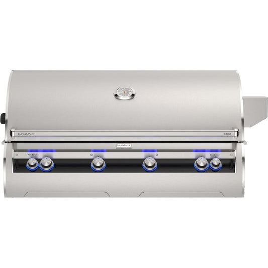 Fire Magic - Echelon Diamond E1060i 48-Inch Built-In Natural Gas / Propane Gas Grill w/ Rotisserie, Left Side Infrared Burner & Analog Thermometer - E1060i-9LA