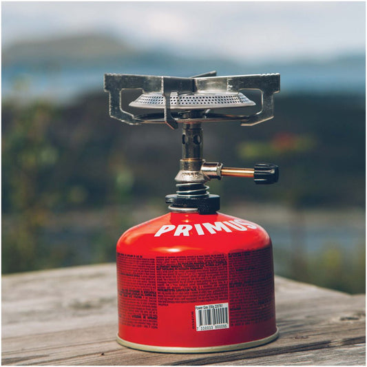 Primus Classic Trail Stove - Red 4.9" x 4.9" x 3.2" 10,000 BTU Gas Trail Stove