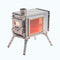 Best Hot Stoves - Small Wood Stove With Fire-Resistant Glass "Caminus S"