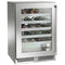 Perlick - 24" Signature Series Marine Grade Wine Reserve with stainless steel glass door- HP24WM-4