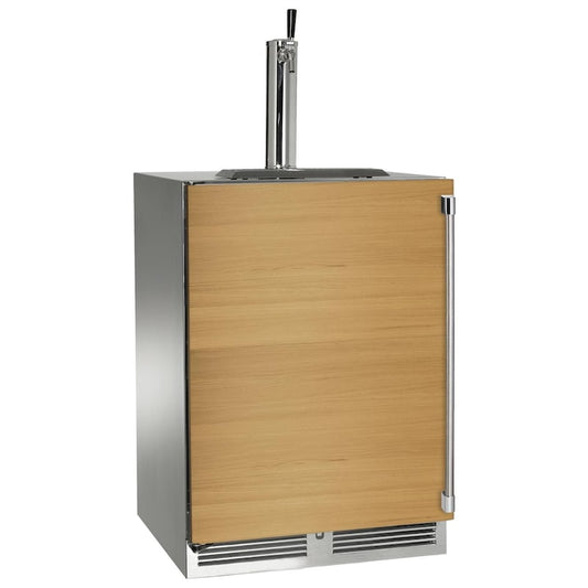 Perlick - 24" C-Series Outdoor Beer Dispenser - Single Tap with fully integrated panel-ready solid door, - HC24TO-4-1