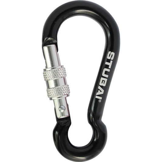 STUBAI - MINIKARABINER SCREW GATE - Black, Blue, Orange
