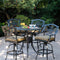 Darlee - Ten Star 5-Piece Patio Bar Set with Cushions and 42'' Round Bar Table - DL503-5PC-30F