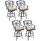 Darlee - Ten Star Patio Swivel Bar Stool with Cushion (Set of 4) - DL503-7-4