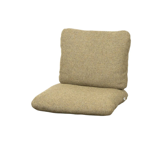 Cane-Line - Sticks chair cushion set incl. back & armrest fabric piece Turmeric yellow, Cane-line Rise