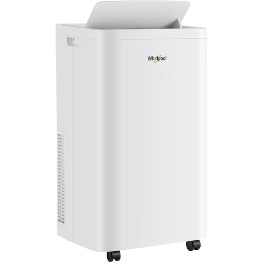 Whirlpool - DOE (115-Volt) White Vented Portable Air Conditioner with Heater with Remote Cools 700-sq ft