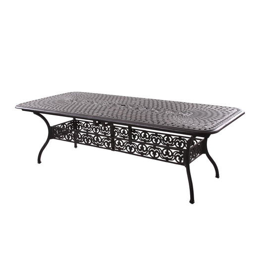 Darlee - Mountain View 11-Piece Patio Dining Set with 42 x 92 / 42 x 120'' Rectangular Extension Dining Table - 201610-11PC-60LE