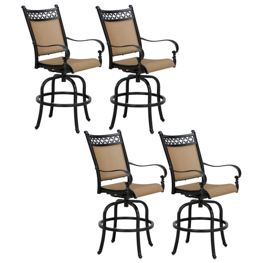 Darlee - Mountain View Patio Swivel Bar Stool (Set of 4) - 201610-7-4