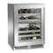 Perlick - 24" Signature Series Marine Grade Dual-Zone Wine Reserve with stainless steel glass door- HP24DM-4
