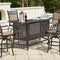 Darlee - Mountain View 5-Piece Patio Bar Set with 82'' Party Bar - 201610-5PC-60K