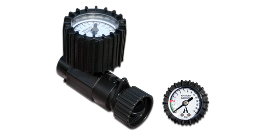 ADVANCED ELEMENTS | INLINE VALVE ADAPTOR WITH GAUGE | AE4000