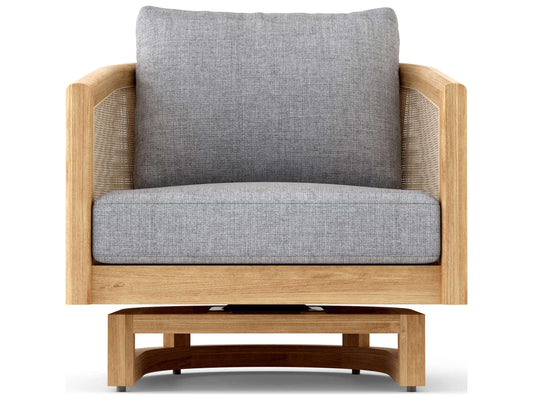 Anderson Teak - Catania Natural Swivel Lounge Chairs - DS-338