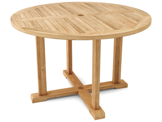 Anderson Teak - 5-pc Tosca Sonoma Natural Outdoor Dining Set - SET-36