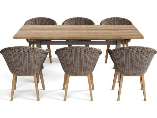 Anderson Teak - 7-pc Alura Padua Outdoor Dining Set - SET-39A