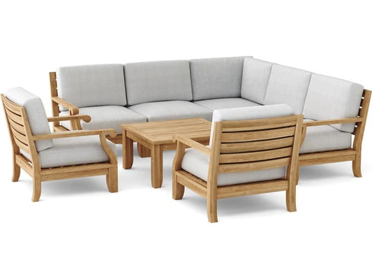 Anderson Teak Riviera Luxe 8-Pieces Modular Set