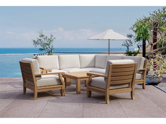 Anderson Teak Riviera Luxe 8-Pieces Modular Set