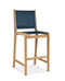 CO9 Design - Bayhead Bar Chair w/ Backrest No Arms, Navy - BH19N
