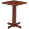 RAM Game Room - SQUARE PUB TABLE - ENGLISH TUDOR