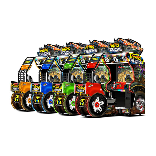 Raw Thrills - Nitro Trucks Arcade Game - 028017N