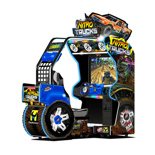 Raw Thrills - Nitro Trucks Arcade Game - 028017N