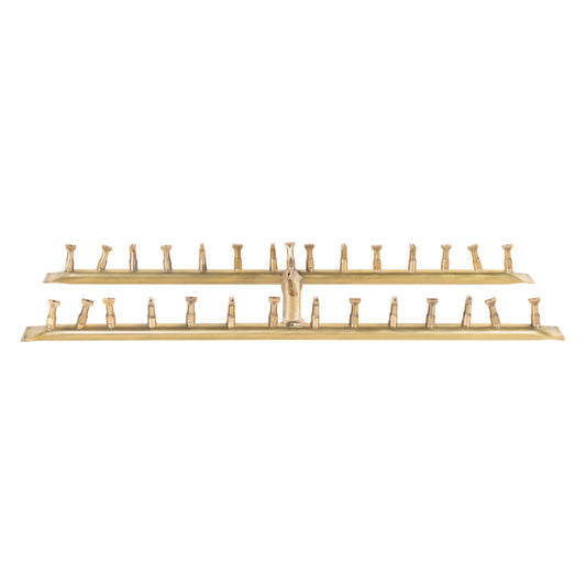 The Outdoor Plus - 18" H Brass / Stainless Steel Bullet Burner - OPT-B18B