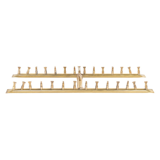 The Outdoor Plus - 60" H Brass / Stainless Steel Bullet Burner - OPT-B60B