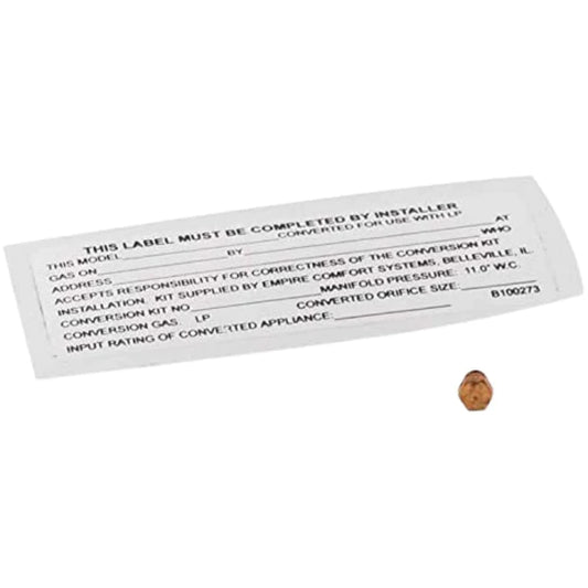 Broilmaster - Natural Gas to Propane Conversion Kit for Side Burner - B072622