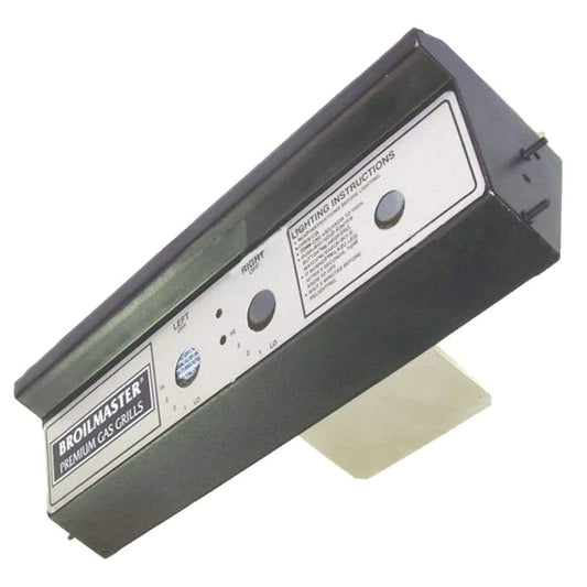 Broilmaster - Control Panel and Label Assembly - Black for D4-1 - B101518