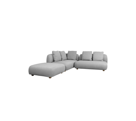 Cane-line - Capture corner sofa w/ chaise lounge (4) - CAPTURE