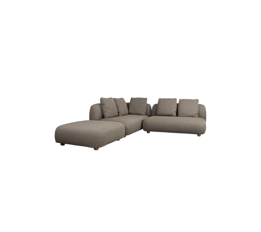 Cane-line - Capture corner sofa w/ chaise lounge (4) - CAPTURE