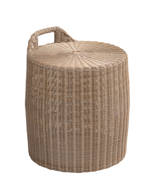 CO9 Design - Chatham 17" Wicker Stool-Linen