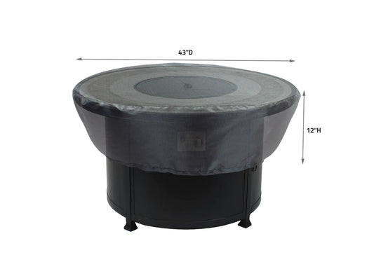 Shield - Fire Pit Cover Round 36"-42" - DIA43''x12''H - COV-M929