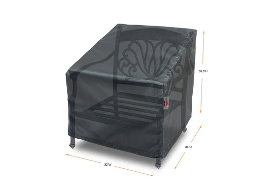 Shield - Chair Cover Club Chair Large High Back - 32"W x 34"D x 39.5"H - Gold - COV-GC21H