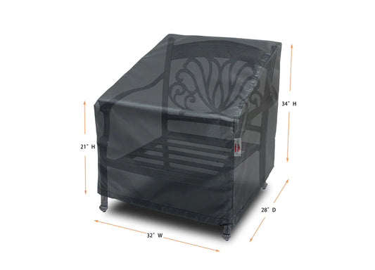 Shield - Chair Cover Medium - 32"W x 28"D x 21''/34"H Gold - COV-GC21