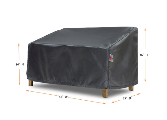 Shield - love Large Cover - 61" W x 35" D x 24''/36" H - Mercury - COV-MC22W